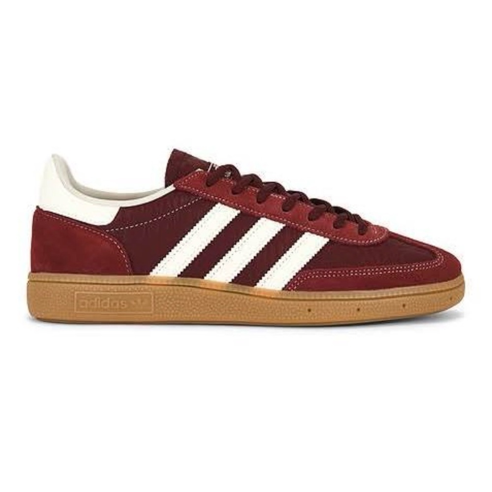 Adidas Handball Spezial W Burgundy Maroon Cream Gum Sneakers NWT JP8726 - Picture 2 of 6